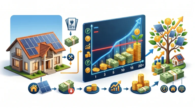 PM Surya Ghar Solar Subsidy savings and return on investment for rooftop solar systems