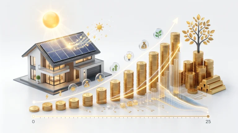 Comparison of rooftop solar investment with traditional investment options and long-term returns